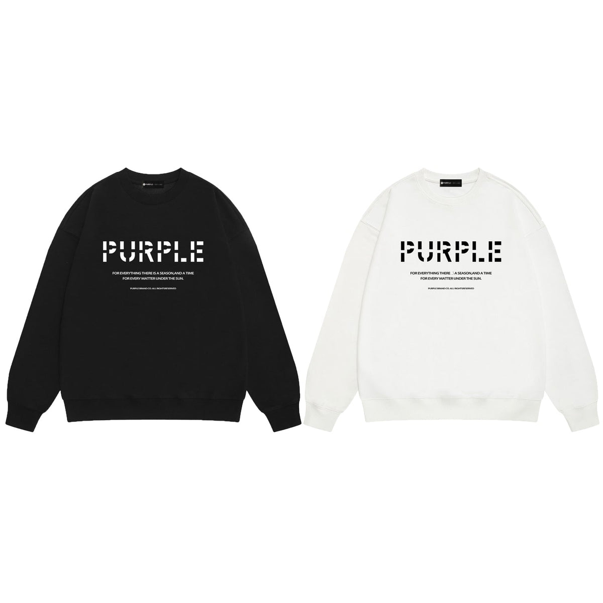 Purple  Sweatshirt