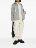 Moncler Havas striped poplin shirt jacket