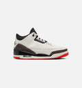 Air Jordan 3 Retro Sail and University Red Men's Sneakers